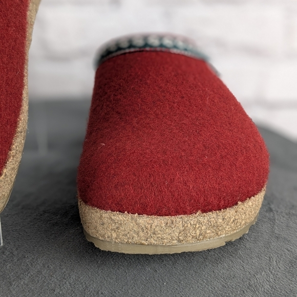 Haflinger wool GZ clog, 42, Chili / red - Picture 9 of 15